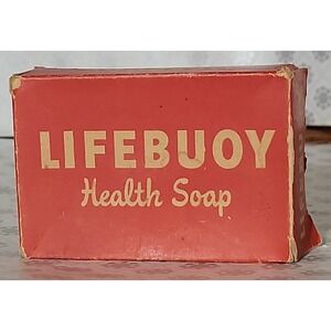 Vintage Lifebuoy Health Soap Box Red Lever Brothers New York USA - box only
